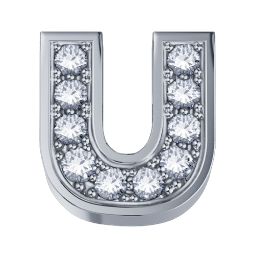 Charm Elements in Oro bianco Diamante 0.02 Ct DCHF3319U.002 - DCHF3319U.002